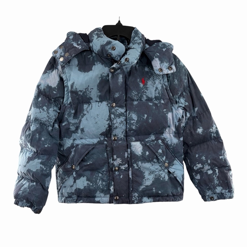 Polo Ralph Lauren Boulder Convertible Tie-Dye Down Jacket Boys‎ Size M (10-12)